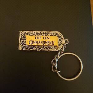 10 Commandments Keychain